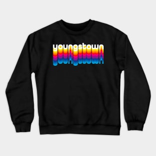 Hometown Pride - Youngstown Ohio - Rainbow Pride Crewneck Sweatshirt